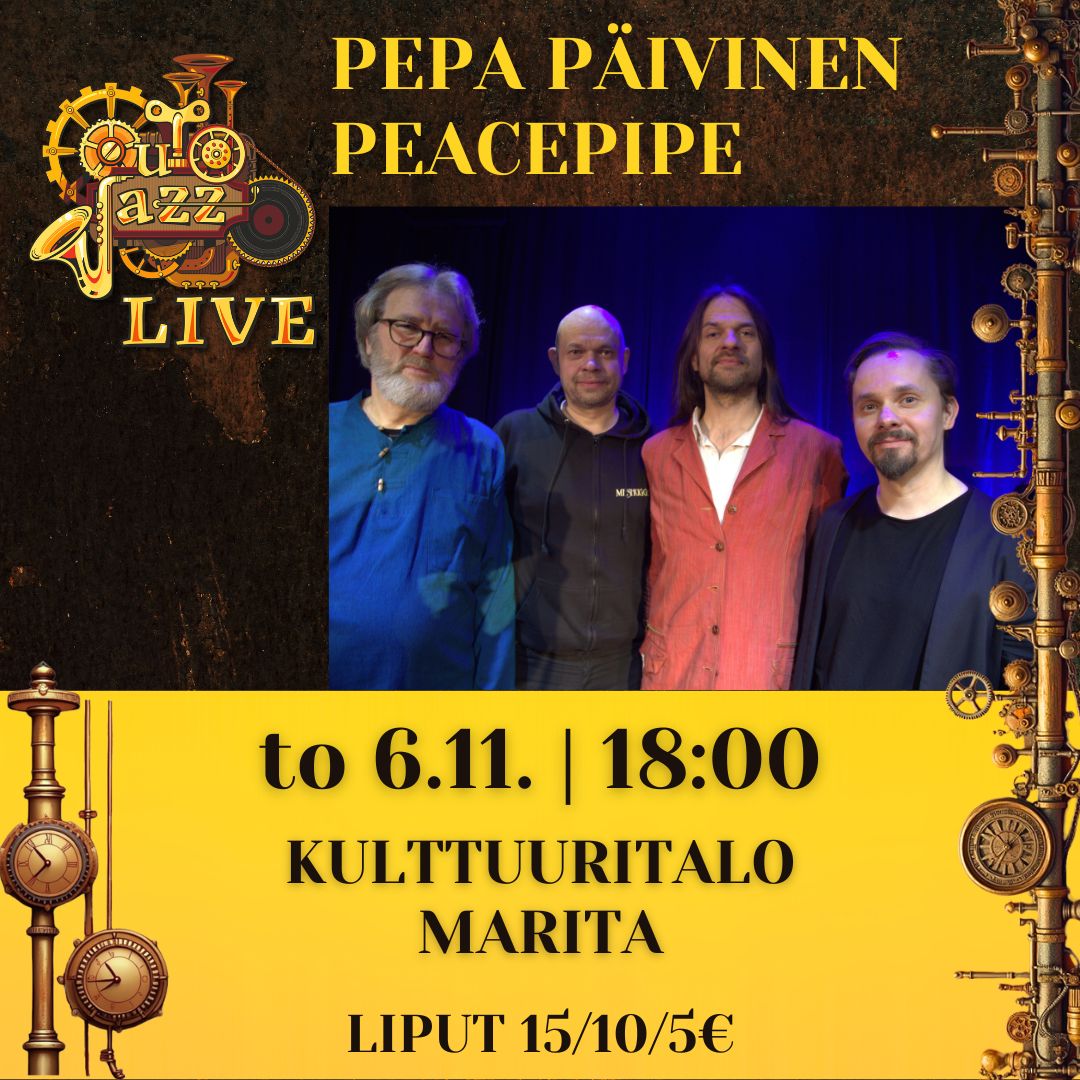 Outojazz live | Pepa Päivinen Peacepipe o/n S